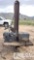 8' Tall Industrial Hydraulic Log Splitter 420cc Gas Powered Motor Running See Video!