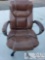 Brown Leather Desk Chair