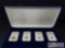 Cased 4 Piece Set of 2004 Gold Eagle Bullion Coins MS 69