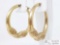 Pair of 14k Gold Hoop Earrings, 4g