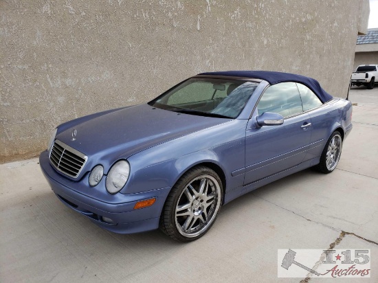 2000 Mercedes-Benz CLK 320 Cabriolet Sky Blue CURRENT SMOG!!! SEE VIDEO!!!