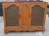 Wards Airline Record Player Stereo Cabinet