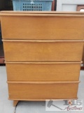 4 Drawer Wood Dresser