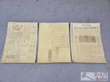 1969 And 1970 Newspaper Article Flexo Printing Plate