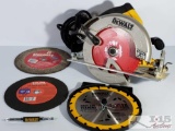 DeWalt Skill Saw With 4 Blades & Philips Bit