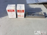 PacWrap shrink wrapping system w/ 2 boxes 80 gauge wrap each box has 4 rolls measuring 1,500' long