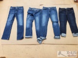 3 Buttonfly Gypsysoule Denim Jeans sizes 6-2828 to 6-29, Pair Justfab Buttonfly Denim Jeans size 31