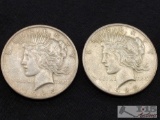 1925-P and 1925-P Silver Peace Dollars