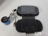 Sony PSvita with Need for Speed Most Wanted Game and Scosche Portable Speaker
