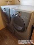 Whirlpool Washer and Gas Dryer on Pedastals