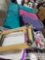 Huge Lot of Christmas Decorations in Approx. 11 Totes with Empty Totes Wooden Dolly