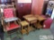 Rocking Chair, End Tables, Cart, Cupboards