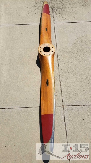 Wooden Airplane Propeller, approx 98" Model 98AA-64