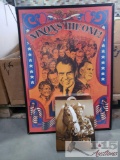 Poster of Nixon's The One , 2 Canvas Prints of Roy Rogers and Dale Evans