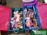 2 Totes with Toys, Hello Kitty Creativity Cases, Bracelet Kits, Stuffed Animals and more..