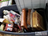 Leather Bound Scrap Books, Artwork Binders, Costumes, Model Train and More..