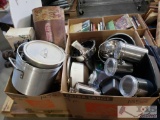 Pots and Various Dishware, Candle Holders, Decor and more..