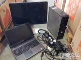 Dell Computer Tower, Dell Laptop, HP 22
