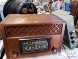 Vintage GE Radio and Antique Atwater Kent Type F4 Speaker, and More