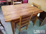 Dining Table and 3 Chairs