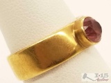 18k Gold Ring 6.3g, Size 8