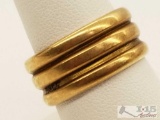14k Gold Ring 12.4g, Size 9