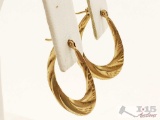 14k Gold Earrings 2.8g