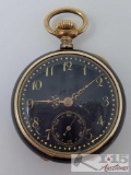 Vintage Pocket Watch with 14k Gold and an Accent Diamond