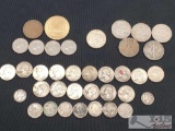 1935-1964 Silver Quarters, Franklin Half Dollars, Walking Liberty Half Dollars, Mercury Dimes,