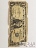1957 Blue Seal Series B US Dollar Bill