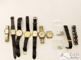 7 Watches, Quartz, Seiko, Timex , With Extra Links and Bands
