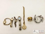 7 Vintage Watches, Mulco, Hamilton, Quartz, Marcel