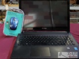 Lenovo Laptop with Wireless Mouse
