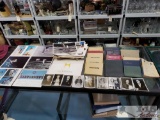 Approx. 20 Autograph Booklets with Signatures Ranging From Bela Lugosi to James Dean, Nasa Photos,