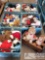 5 Totes of Mixed Stuffed Animals an Small Bassinet, Teddy Ruxpin Dolls