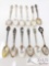 6 Sterling Silver Spoons, 59.2g, and 6 Silver Plated Spoons