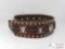 Leather Belt with Multi conchos
