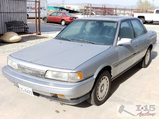 1989 Toyota Camry 4 Door Blue, Only 46,285 Original Miles!, Current Smog, See Video!