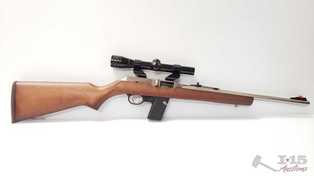 Marlin Model 9N Semi-Auto 9mm Rifle with Redfield Scope, Original Box |  Guns & Military Artifacts Firearms | Online Auctions | Proxibid