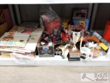 Toys, Bob's Big Boy Figurine, Books, Automatic Card Shuffler with Cards and More