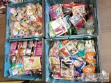 4 Totes of Beanie Babies McDonald's Collection and Other Various Beanie Babies