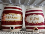 Decorative Rum and Brandy Containers