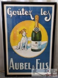 Original Goutez Les Aubel & Fils Framed Poster