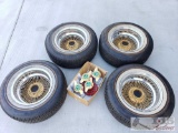 Dayton Gold 100 Spoke Wire Wheels