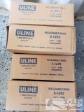 4 Boxes of ULINE Reclosable Bags, 3x5 and 3x3, Model S-1293 and S-1692