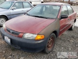 1998 Mazda Protege Red, Dealer or Out of State Only!! Running, See Video!