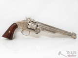 Replica Wyatt Earp Smith & Wesson. 44 Engraved Schofield Revolver