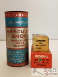 Hercules 2400 Smokeless Rifle Powder, Gas Checks, and 600 Small Pistol Primers