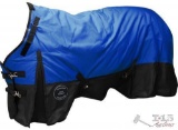 Brand New Blue Waterproof and Breathable Perfect Fit 1200 Denier Turnout Blanket 72