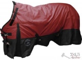 Brand New Burgundy Waterproof and Breathable Perfect Fit 1200 Denier Turnout Blanket 74